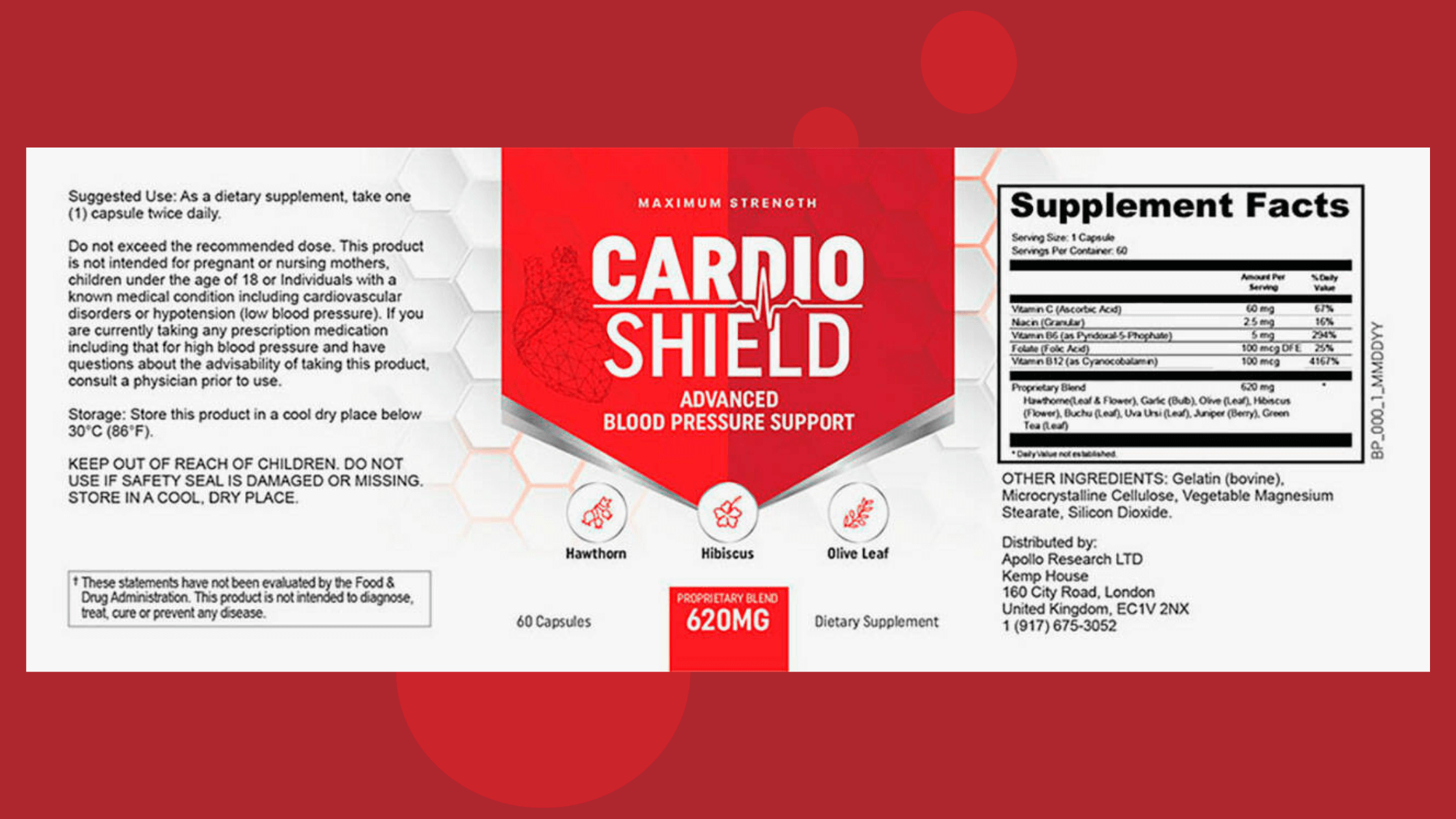 Cardio Shield Dosage