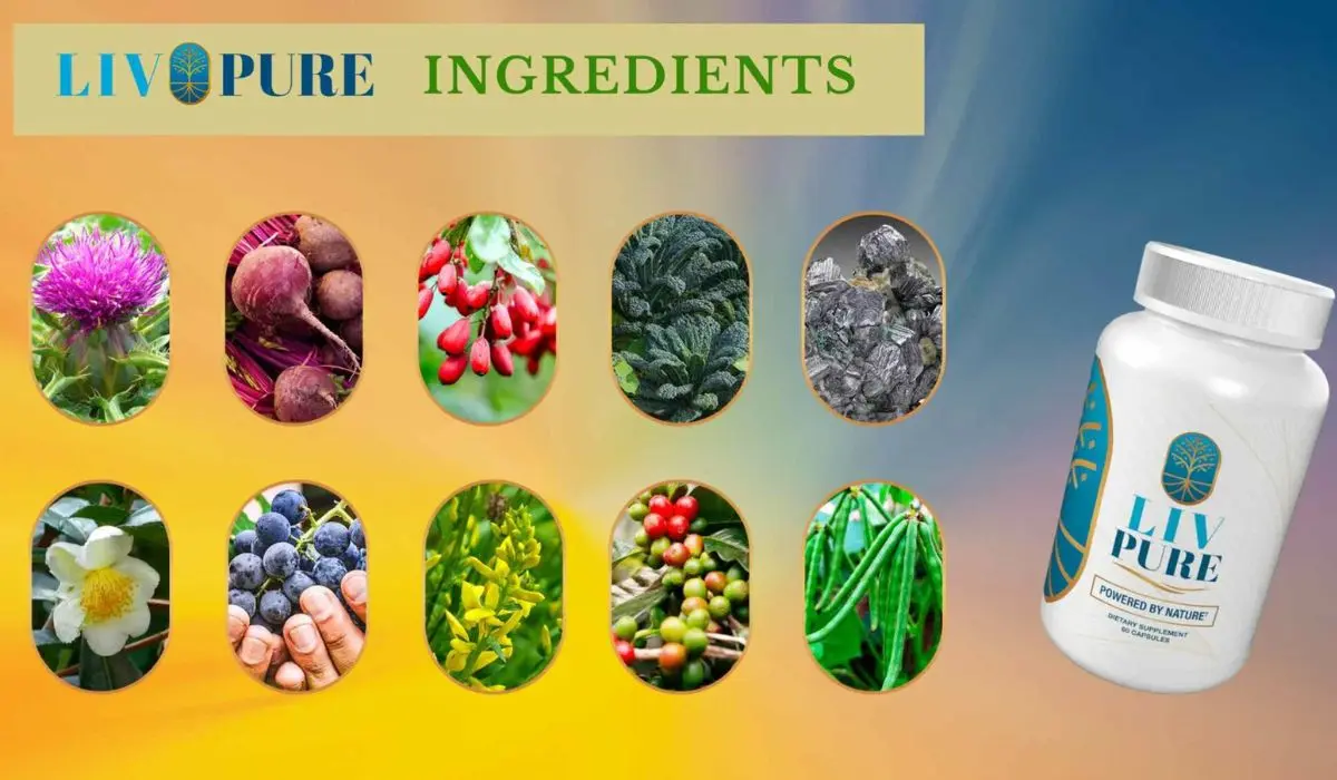Liv Pure ingredients